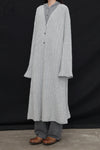 Mutedance 24 Autumn and Winter Long Cashmere Cardigan MD-MD24FW144-GRAY